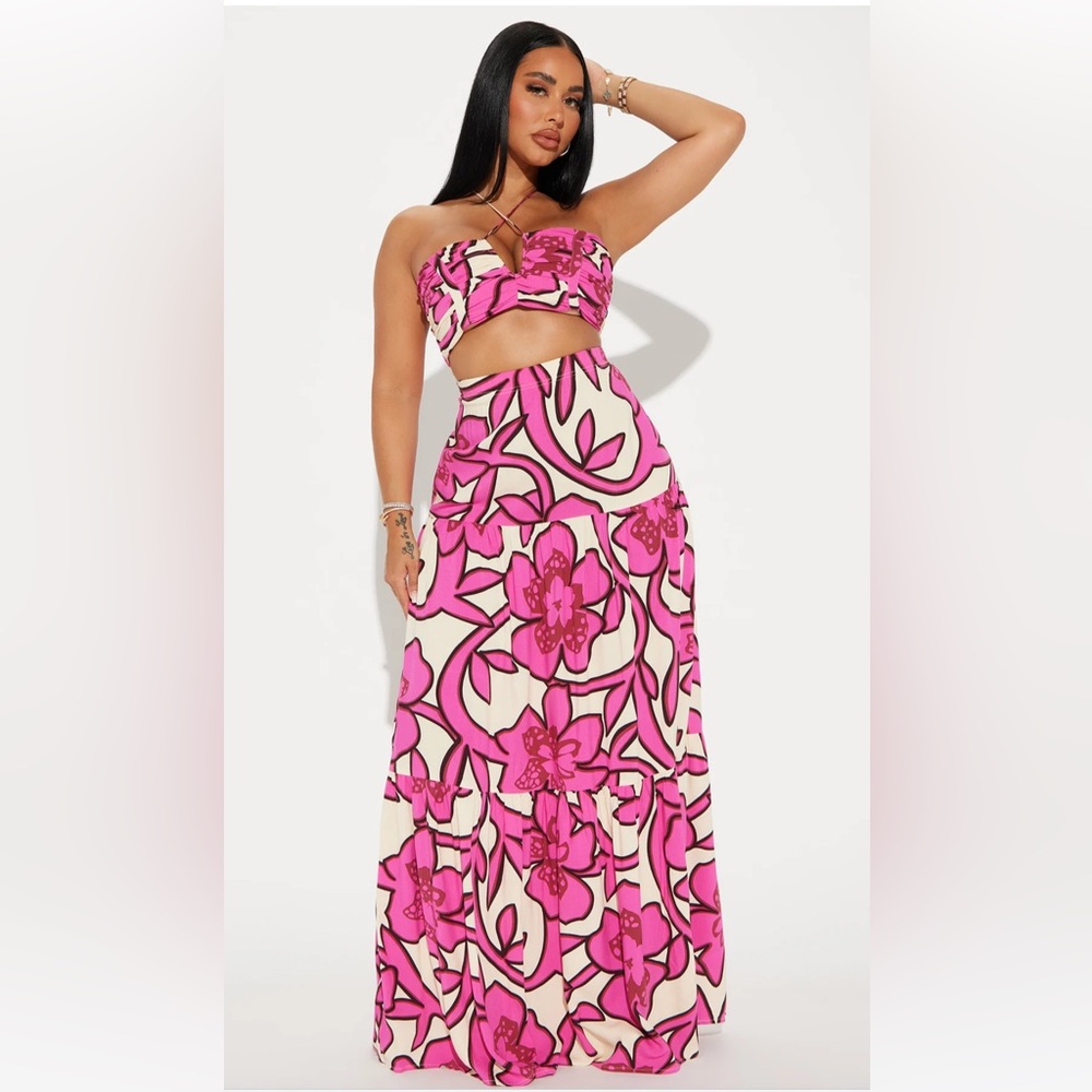 Lily Tropical Skirt Set